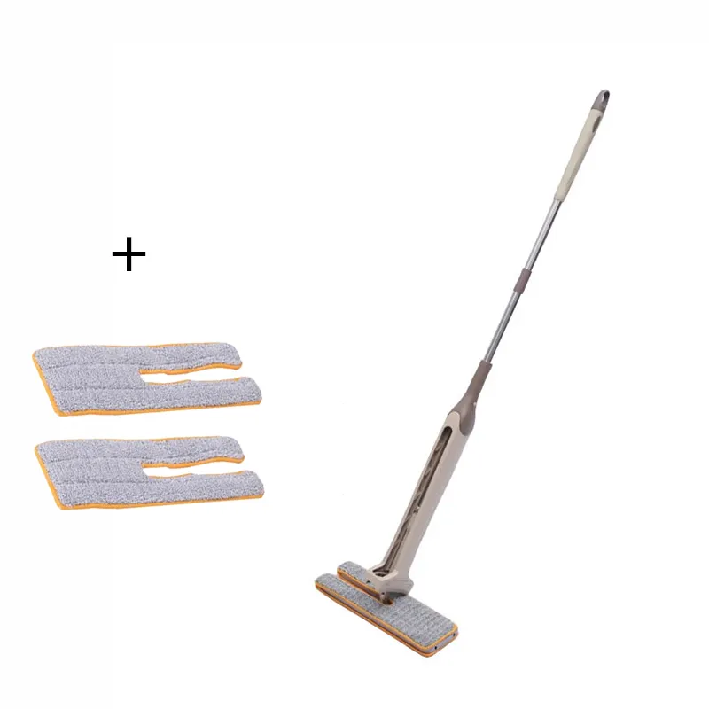 Popular Spray Mop Household Items Dust Flat Mop With Magic Mob Head