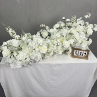 Chemin de table artificiel de haute qualité pour la décoration de tables de restaurant, événements, vente en gros, fabricant