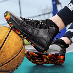 Zapatillas de Baloncesto Personalizadas de Caña Alta para Hombre y Mujer, Zapatos Casuales para Caminar al Aire Libre con Suela de Goma, Diseño OEM ODM para la Temporada de Verano - Product Image 3