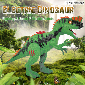 A batteria mobile realistico simulato dinosauri modello in movimento e camminare giocattoli <span class=keywords><strong>Jurassic</strong></span> con luce e suono per i ragazzi - Product Image 2