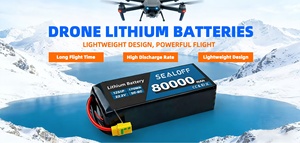 แบตเตอรี่ลิเธียมไอออนแบบกึ่งแข็ง NMC ความหนาแน่นพลังงานสูง 22.2V 6S1P 8000mAh 5/10C สำหรับโดรนแข่ง UVA และเครื่องบินบังคับวิทยุ - Product Image 2