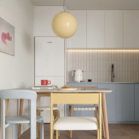 Armoires de cuisine modernes modulaires écologiques bleues avec garantie pour appartement