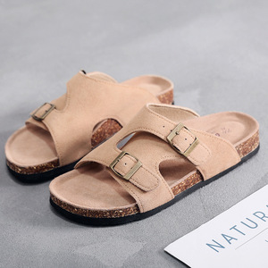 Sandalias de Playa Cómodas de Alta Calidad para Mujer y Hombre, Sandalias de Corcho PU con Suela de <span class=keywords><strong>EVA</strong></span>, Talla Grande, Estilo Casual - Product Image 1