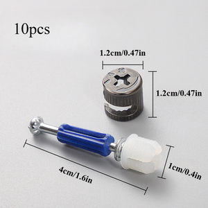 SSR accessoires de meubles accessoires de came de connexion broche de positionnement vis écrou pré-inséré connecteur trois-en-un - Product Image 6