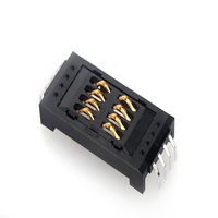 Connecteur de lecteur de carte femelle 8 broches de type DIP, hauteur 6,10 mm, fabriqué à Shenzhen, pour terminal de contrôle d'accès