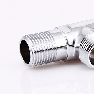 Đồng thau màu xanh đỏ chống rò rỉ chống cháy nổ van góc dòng chảy lớn nóng lạnh phổ quát nhà vệ sinh máy nước nóng Chrome kết thúc PN10 - Product Image 4