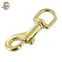 HORSE LOVE 13*67mm 102024 Mousqueton pivotant en alliage de zinc, style simple, couleur et design personnalisés