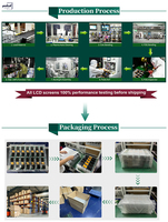 شاشة Polcd مقاس 2 بوصة بدقة 240*320 من نوع IPS، شاشة عرض TFT LCD بواجهة MCU ذات 20 سنًا، سطوع 300 شمعة، شاشة ST7789V ناقلة للضوء