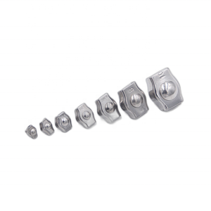 Colliers de serrage simples en acier inoxydable 304/316 pour câbles de 2 mm à 6 mm, pour clôtures et équipements marins - Product Image 2