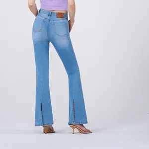 Calça jeans para mulheres Y2K, novidade de meia alta, calça jeans grande, novidade para namorado, novidade de 2023