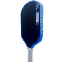 Blue Hybrid Pro V 16mm/14mm Honeycomb Portable Pickleball Paddle Large Sweet Spot GEN5 Permukaan Serat Karbon Mentah TorayT700 USAPA