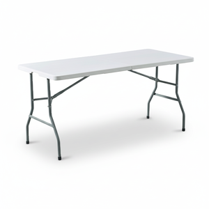 <b>Portable</b> Plastic Foldable Rectangular <b>Table</b> Wedding Banquet Hall Hotel Outdoor <b>Picnic</b> <b>Table</b> - Product Image 1