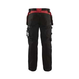 BLAKLADER - 155518609956C150 Craftsman <b>trousers</b> Black/<b>Red</b> - EAN 7330509753095 WORK <b>TROUSERS</b> <b>CARGO</b> WORK <b>TROUSERS</b> - Product Image 2