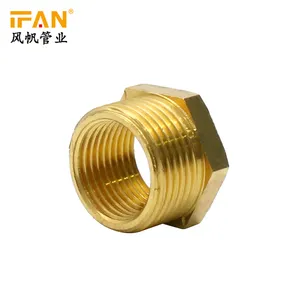 IFAN Brass rohr armaturen BSP Thread Fittings Bouchon-reduit Male Thread Reduce Bushing 1/2 zoll-4 zoll Brass Bushing