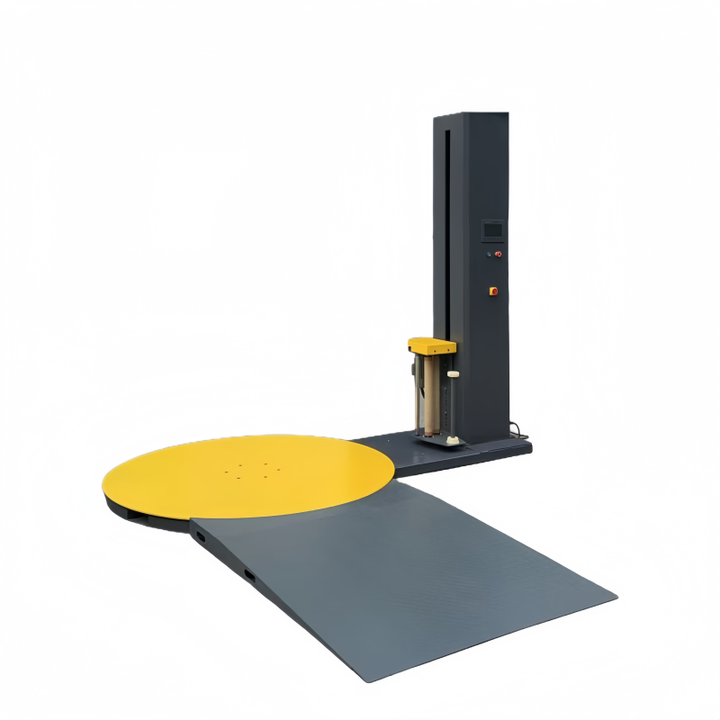 Stretch Wrapping Pallet Wrapper with Ramp; Stretch Wrapping Pallet ...