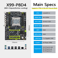 Nueva Placa Base ATX X99 Compatible con Intel Xeon E5 V3/V4, Doble Canal, 4x DDR4, SATA3.0, NVMe M.2, PCIe3.0 X16