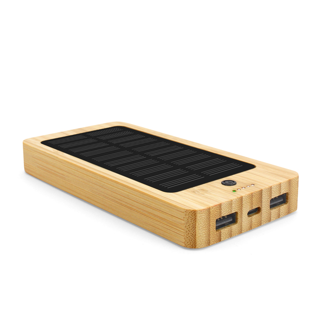 Portable Eco Friendly Travel Power Bank Solar Power Generation Unlimited Battery Life