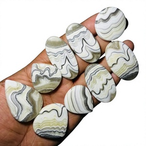 พลอย FAIJAN GEMS คุณภาพสูงสุด 100% ธรรมชาติ หินแจสเปอร์ลายม้าลาย ทุกขนาด รูปทรงผสม คาโบชอง พลอยหลวม สำหรับทำจี้เครื่องประดับ - Product Image 1