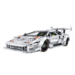 GULY 10649 Lamborghini LP5000 Supercar Building <b>Blocks</b> 1:8 Scale Model Toy For Adults And Kids - Product Image 1