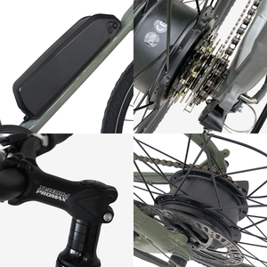 Bicicletta Elettrica da Montagna e <span class=keywords><strong>Gravel</strong></span> E-Bike per Adulti, 36V 750W 14Ah, Motore da 350W, Batteria al Litio, Versioni USA/UE - Product Image 6