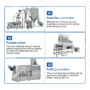 ORME Automático Tilapia Fish Feed Kibble Extrusora Cat Pet Dog Food Machine Line Trade - Product Image 3