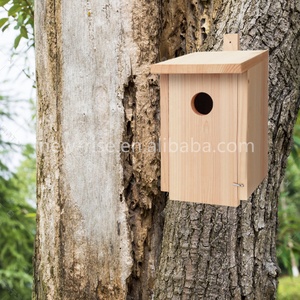 Chim bằng gỗ làm tổ chim hoang dã nhà vườn trang trí nội thất phụ kiện chim nhỏ làm tổ hộp - Product Image 4