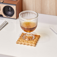 Sous-verres modernes en bois imprimé pour tasses à café, isolants thermiques, supports à thé, tapis et dessous de plat en bois massif léger pour le bureau, vente en gros