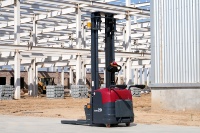 Apilador Eléctrico de 2t 2000kg 4m, Apilador de Palets para Almacén con Batería de Litio de 48V, Manejo de Materiales, CE ISO