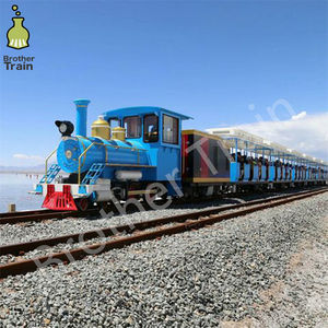 Attraction de grande capacité Train touristique personnalisé manèges <span class=keywords><strong>jeux</strong></span> de fête foraine Train à piles à vendre - Product Image 6