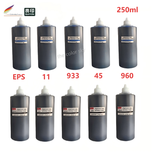 Tinta de pigmento de 500ml para <span class=keywords><strong>HP</strong></span> 11 45 45 + 818 960 933 para EPSON TX800 TX806 marcador de ropa <span class=keywords><strong>Plotter</strong></span> impresora CAD inyección de tinta de gran formato - Product Image 2
