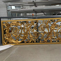 Garde-corps en aluminium sur mesure pour villa, escalier, balcon - Design traditionnel, résistant à la rouille, installation facile, diverses couleurs