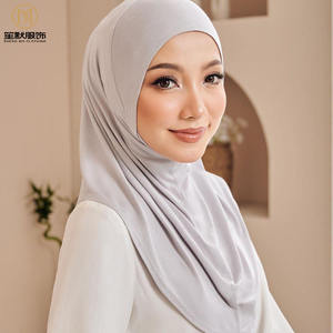 イスラム教徒の女の子のための卸売イスラム教徒のインスタント<span class=keywords><strong>Hijab</strong></span>マレーシアの平野チューブ帽子イスラム教徒の女性のための<span class=keywords><strong>Hijab</strong></span> - Product Image 2