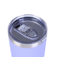 Tasse à café isolée en acier inoxydable de belle taille et sans déversement de 20 oz Grande tasse de voyage à boire avec poignée