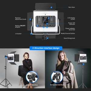 Panneau lumineux <span class=keywords><strong>LED</strong></span> RVB <span class=keywords><strong>Neewer</strong></span> 660 ii Pro amélioré, lampe vidéo <span class=keywords><strong>LED</strong></span>, lumière colorée, lampe de remplissage pour studio photo, diffusion en direct - Product Image 5