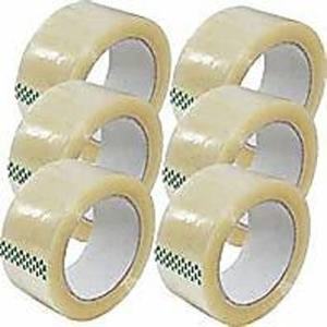 Trung quốc sản xuất giá tùy chỉnh 6-Roll bao bì máy băng một mặt 45 mét kích thước lớn <span class=keywords><strong>Bopp</strong></span> đóng gói Băng cung cấp cao su - Product Image 6