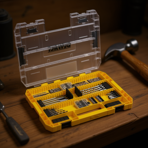 Juego de brocas surtidas para taladrar y atornillar, tamaños variados, con estuche de almacenamiento - Product Image 3