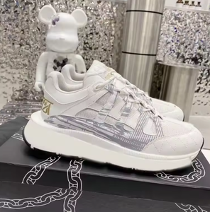 Zapatillas Deportivas de Alta Calidad para Hombre, Diseño Versátil, de Cuero Genuino, con Cordones, Transpirables, para Caminar, que Aumentan la Estatura - Product Image 6