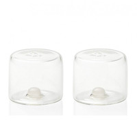 Bouteille en verre Borosilicate Transparent soufflé, contenant fait main, ensemble pour sel et poivre, pour la cuisine à domicile