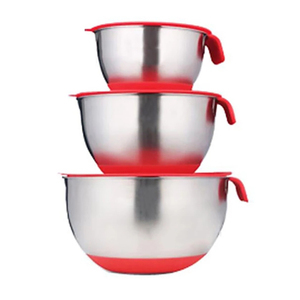 Tigelas para alimentos, tampas herméticas de silicone para armazenamento de alimentos de cozinha, tigela de mistura de salada com alça, fatiador - Product Image 2