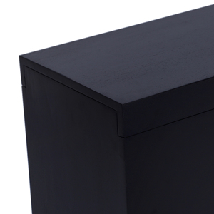 Consolle Moderna in Legno di Mango con Design Geometrico, Mobile per Ingresso, Pezzo d'Arredo per Soggiorno - Product Image 4