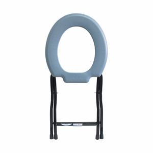 Chaise de toilette pliante Kaiyang KY898 en acier inoxydable, capacité 250 kg, pour personnes âgées et femmes enceintes, chaise de douche - Product Image 1