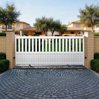 Clôture de jardin en aluminium à lames orientables 1,2x2m pour balcon, panneau de clôture moderne en métal à lattes 4x6ft pour terrasse de villa, garde-corps