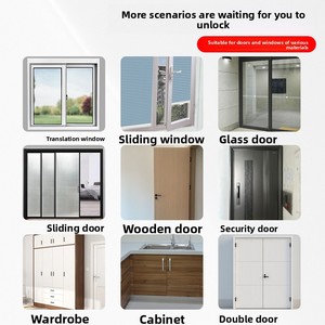 Tira de Sellado para Ventanas Moderna y Minimalista, para Puertas Corredizas y Ventanas; <span class=keywords><strong>Burlete</strong></span> <span class=keywords><strong>Autoadhesivo</strong></span> de Aleación de Aluminio para Ventanas de UPVC y Puertas de Vidrio - Product Image 5