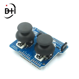 Blocs de construction électroniques double PS2 Joysticks de jeu Module de bouton JoyStick Compatible avec pour les composants électroniques <span class=keywords><strong>UNO</strong></span> R3 - Product Image 2