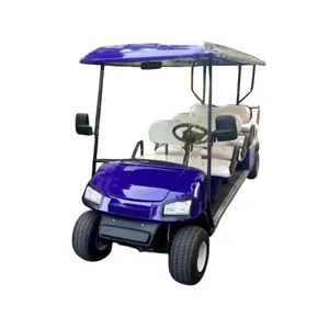 Custom 4-Person Luxury Electric Golf Cart With Lithium Battery Club Golf Cart For Club Receptions