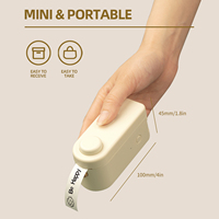 Étiqueteuse Mini imprimante de poche portable Machine d'impression thermique d'étiquettes Connexion BT sans fil Autocollant d'impression sans encre OEM 16mm