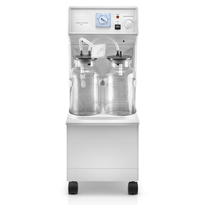 Venta caliente Aspirador eléctrico médico Botellas dobles Unidad de carro de succión Máquina de succión al vacío Venta caliente Aparato de metal - Product Image 3
