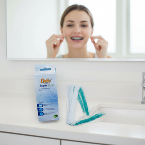 Daily Care USA – <span class=keywords><strong>Fil</strong></span> <span class=keywords><strong>dentaire</strong></span> super performant approuvé par la FDA, spécifiquement conçu <span class=keywords><strong>pour</strong></span> les hôpitaux, avec enfileur <span class=keywords><strong>pour</strong></span> un nettoyage optimal des appareils dentaires, <span class=keywords><strong>implants</strong></span> et bridges - Product Image 1