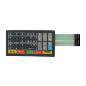 Chegada Fornecedor Dourado Interruptor De Membrana Painel 2023 Venda Quente Baixo Preço Novo Caso De Silicone Personalizar Silicone Seal Teclado De Silicone