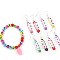 Vente en gros de perles rondes en acrylique blanches plates de 7*4 mm, 100 pièces/sac, perles alphabétiques, perles de lettres pour la fabrication de bracelets et de bijoux